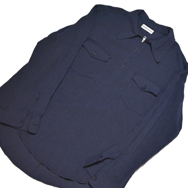 Emporio Armani 03SS rayon half zip 