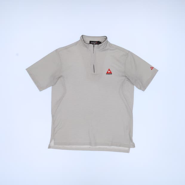 M 르꼬끄 골프 반집업 반팔티 0407M