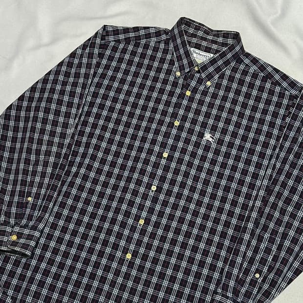 XL 버버리 원포켓 노바체크 셔츠
