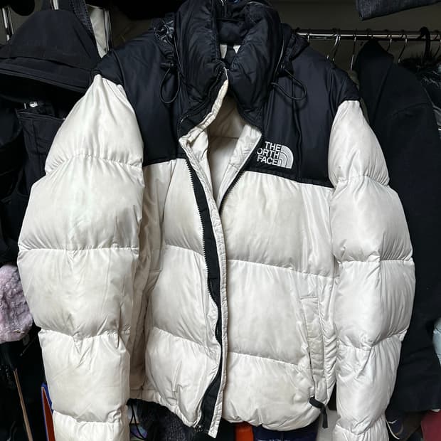 노스페이스 눕시 화이트