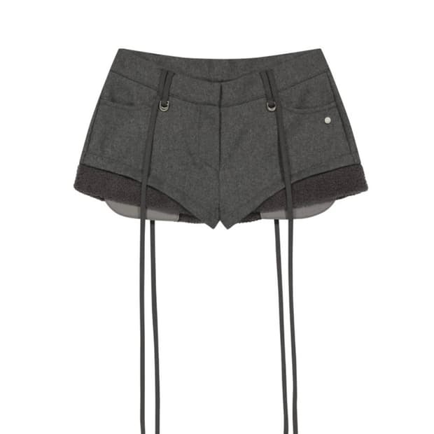 오호스 마이크로 울 쇼츠 그레이1