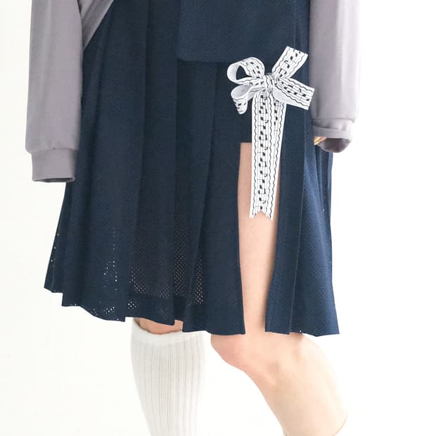 샵페어리 메쉬 스커트