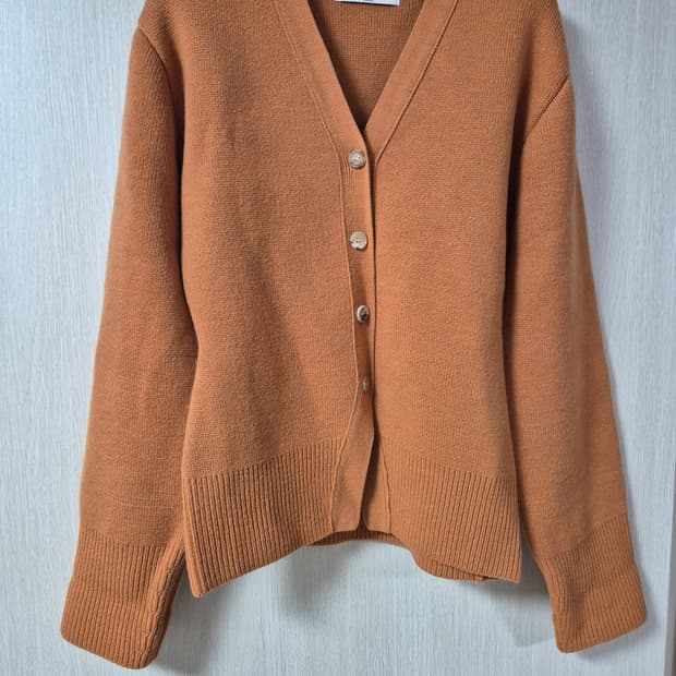 시에 sie 버킨 가디건  텐저린 브라운