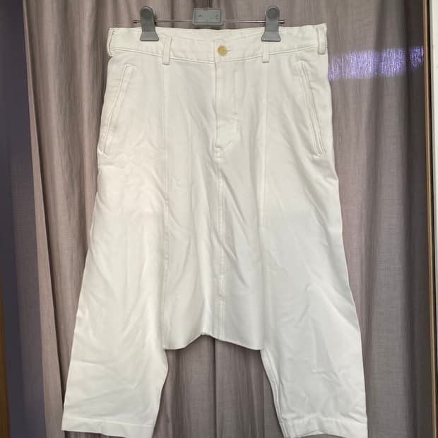 CommedesGarcons black drop-crotch pants