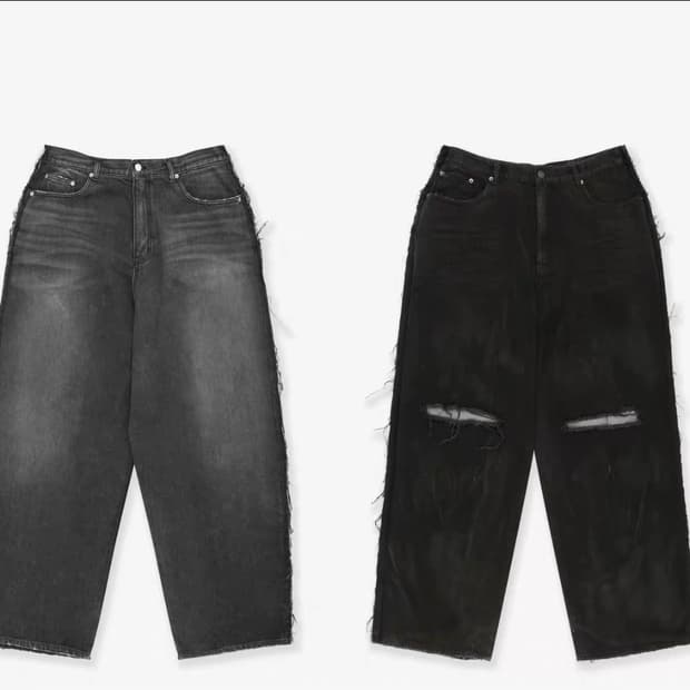 교환환영 프로젝트gr 투페이스 데님팬츠