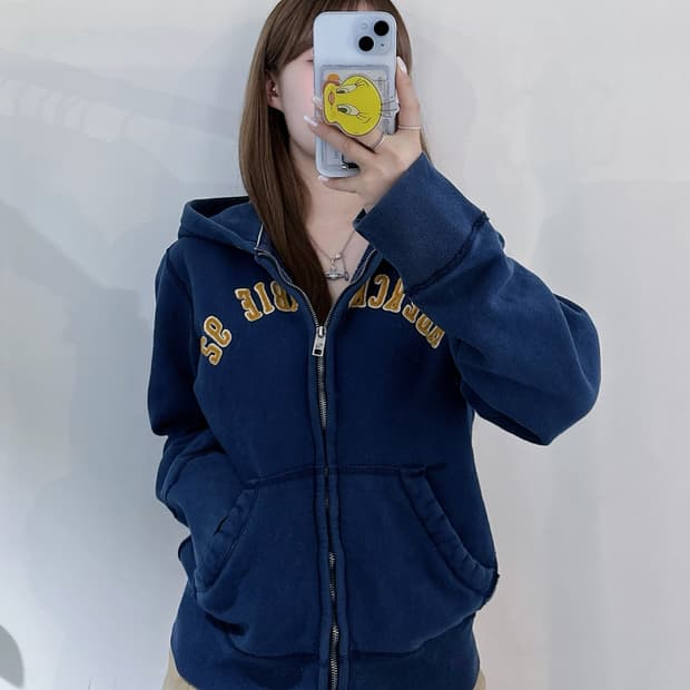 아베크롬비 스펠로고 후드집업