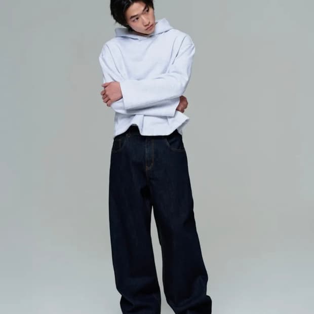 ERA 이알에이 MEN ERA WIDE FIT DENIM PANTS