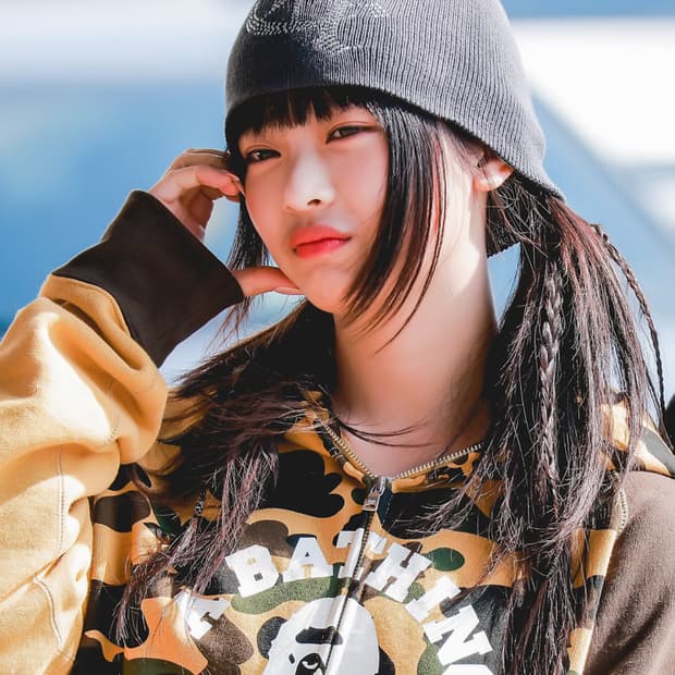 베이프 크레이지 카모 컬리지 후드집업 황계 3XL