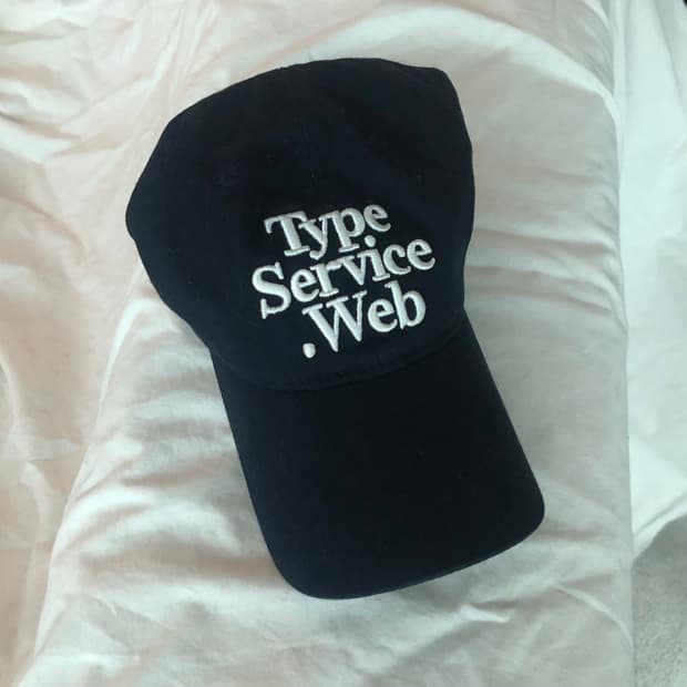 Type Service Web 볼캡