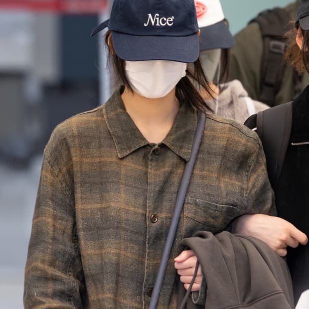 아워레가시 박스 체크 라인 셔츠 