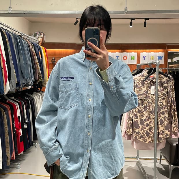 빈티지 데님 셔츠  