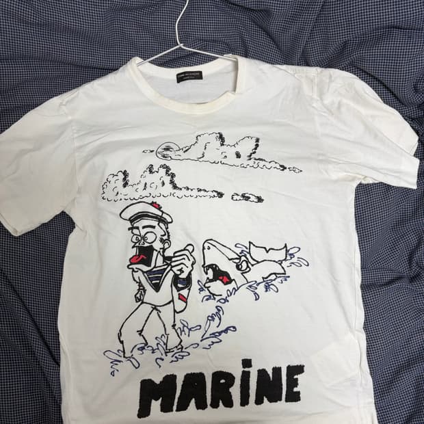 꼼데가르송 옴므 플러스 반팔 티셔츠