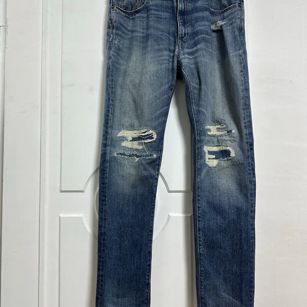 더블알엘 RRL 리페어 데님 팬츠