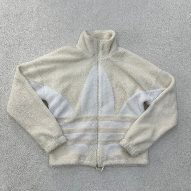 L 아디다스 빅트레포일 쉐르파 자켓 0304M