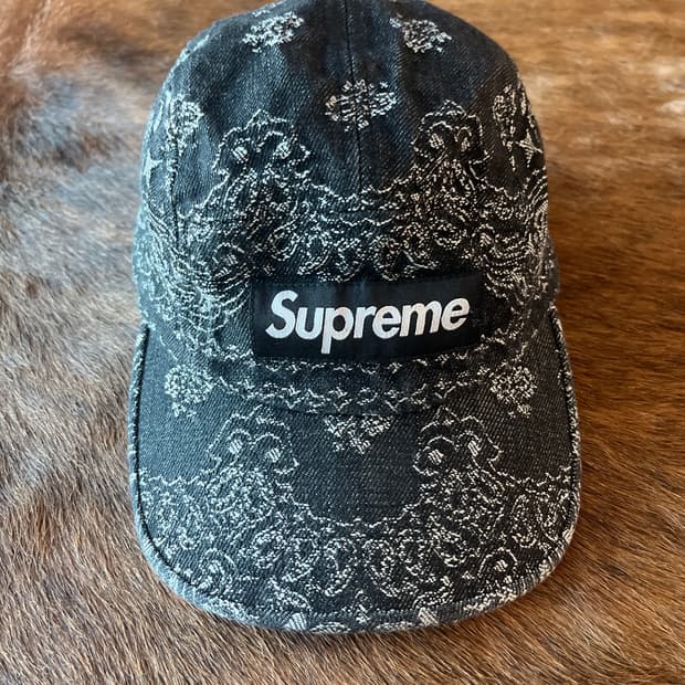 supreme 반다나 캠프캡