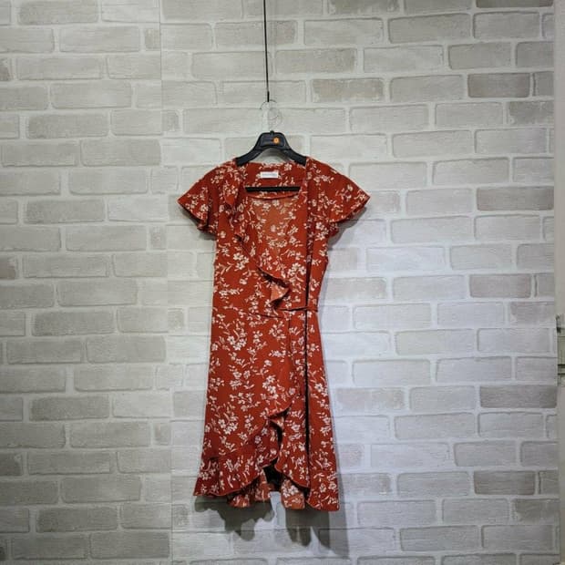 🌺 [CCSHOP] 로맨틱 플라워 프릴 랩 원피스 (55)


