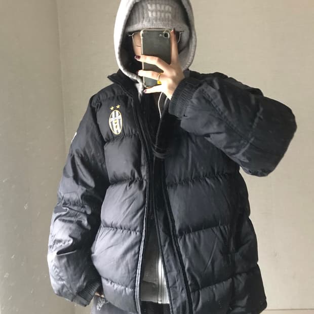 나이키 유벤투스 오버핏 패딩