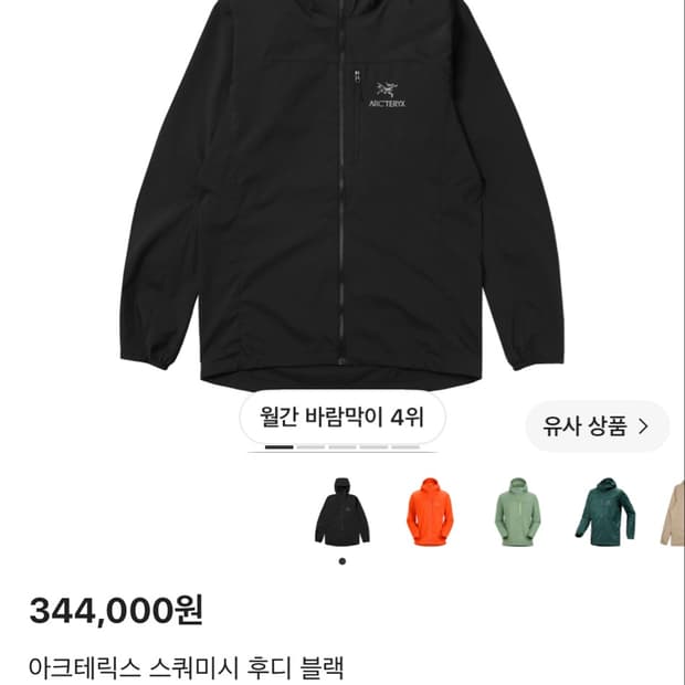 아크테릭스 스쿼미시 m