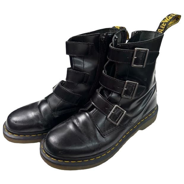 닥터마틴 블레이크 블랙 버클 부츠 UK8