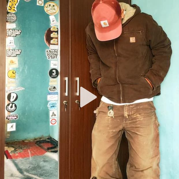 소매상태좋음) 칼하트 시에라 j141 자켓 xl dkb 다크브라운