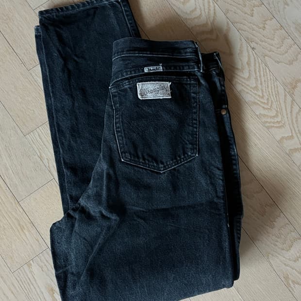 90S 랭글러(Wrangler) 블랙 데님