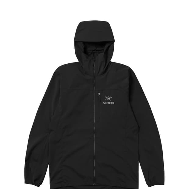 아크테릭스 스쿼미시 블랙 바람막이