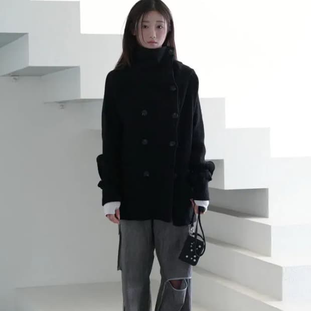 인앤양하모니 더블버튼 가디건