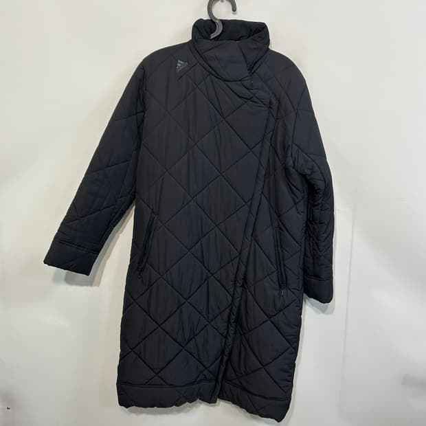 아디다스 여성 누빔 롱패딩 L 66-77 