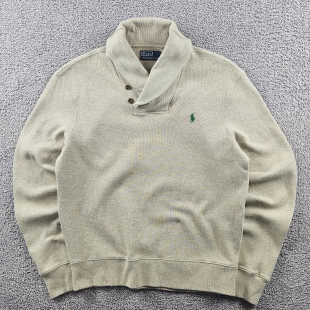 폴로랄프로렌 숄 카라 코튼 니트 스웨터 ( M ) / 11019