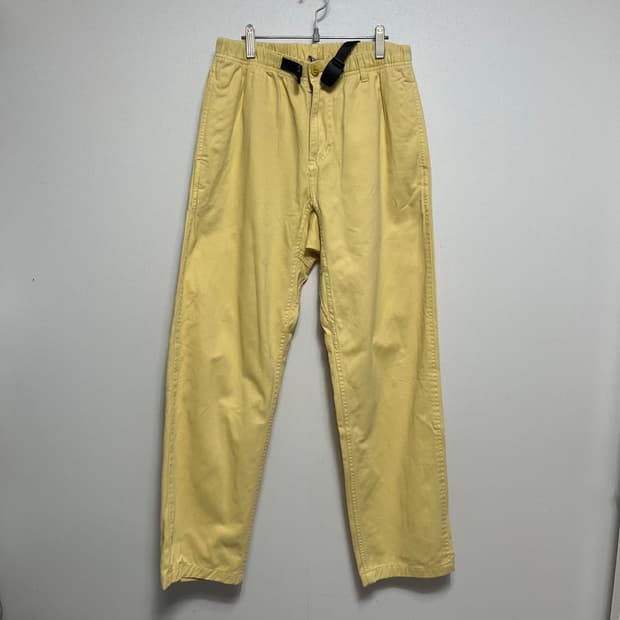 그라미치 면 팬츠 옐로우