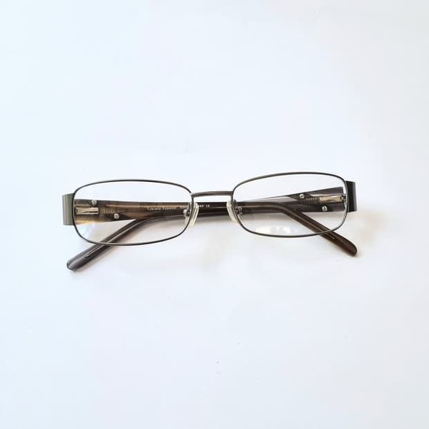 데드스탁 빈티지 슬림 메탈 긱시크 안경테 804