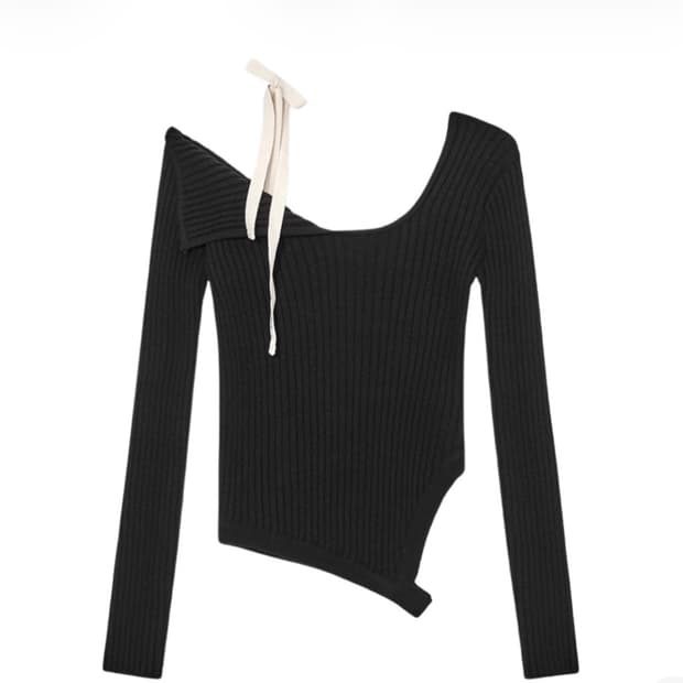 글로니 아이사 니트 블랙