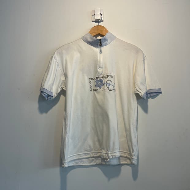 Courreges half zip-up
