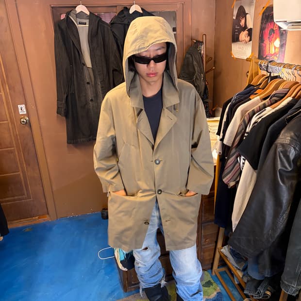 Salvatore Ferragamo Cotton hood jacket