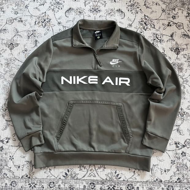 나이키 스펠아웃 빅로고 져지 반집업