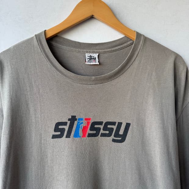 90s 스투시 로고 티셔츠