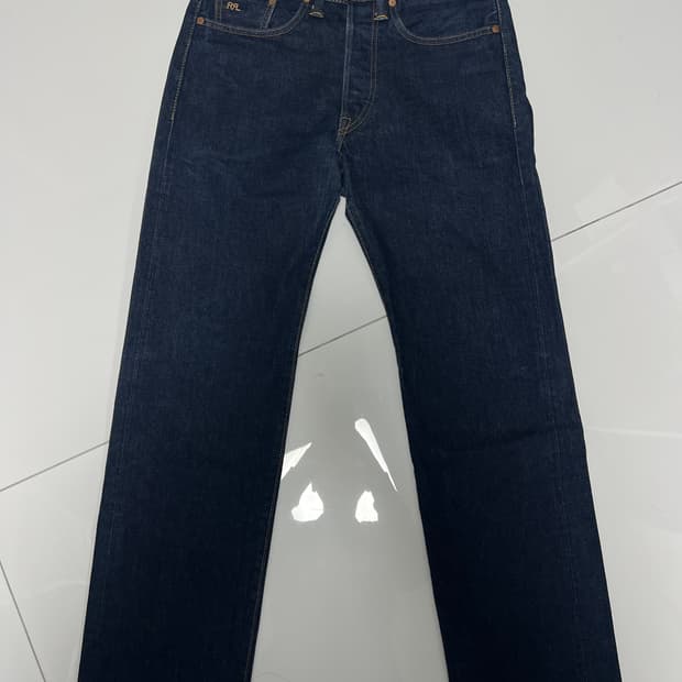 택포16) RRL 더블알엘 스트레이트핏 원스워시 셀비지 데님29x30