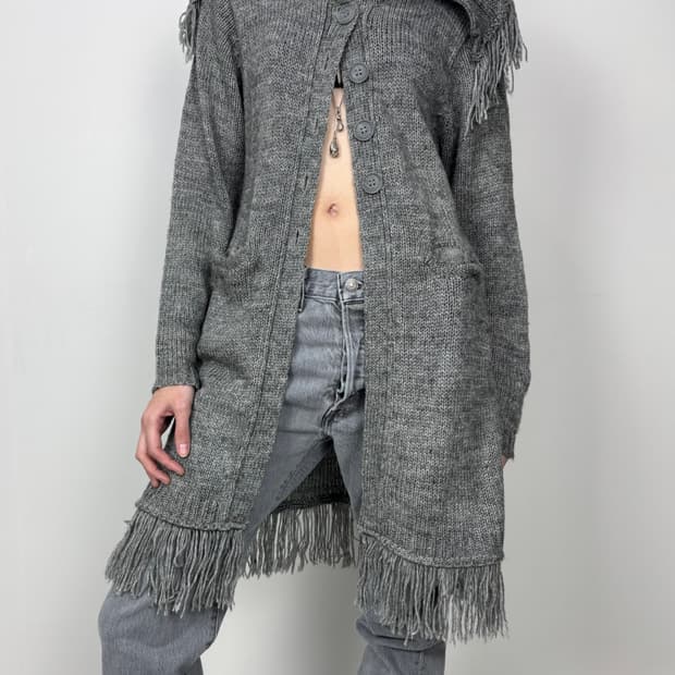 TASSEL LONG CARDIGAN