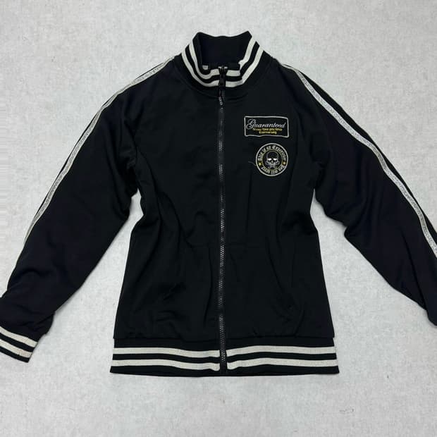 펑크 해골 실버 트랙져지