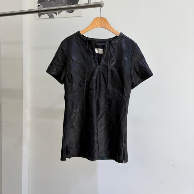 RAY BEAMS 레더블라우스