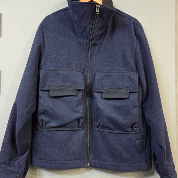 G-Star Raw 네이비 포켓 자켓