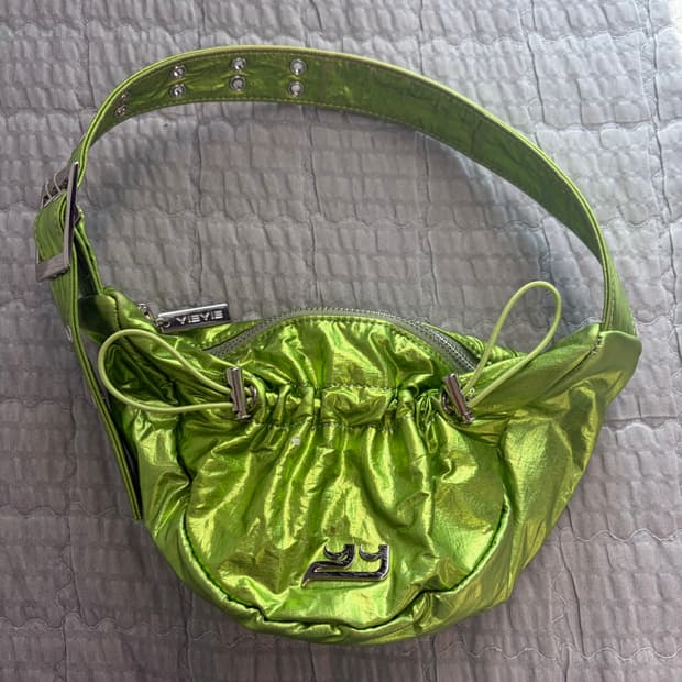 이에이에 yieyie 샤샤백 라임 연두 숄더백 미니백 가방