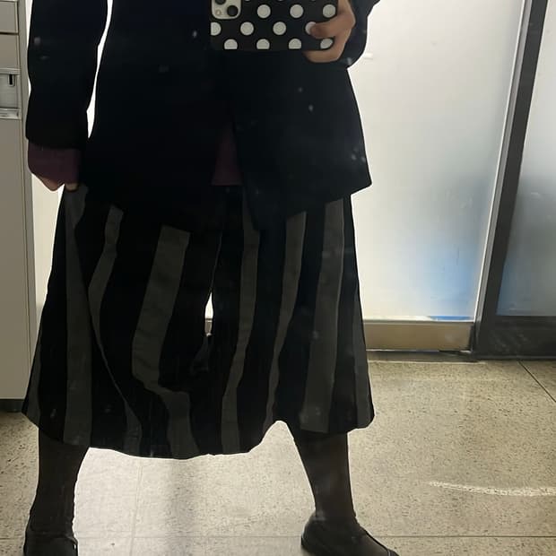 (파격할인) 꼼데가르송 꼼데가르송 13AW 아방가르드 스커트 팬츠 OS