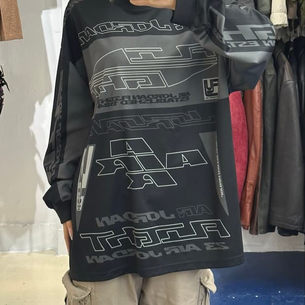 조던 블랙 모토크로스 져지