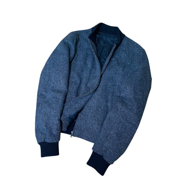 07AW Rib Collar Bomber Jacket