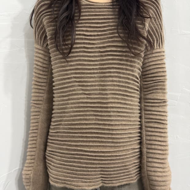 cashmere design knit top