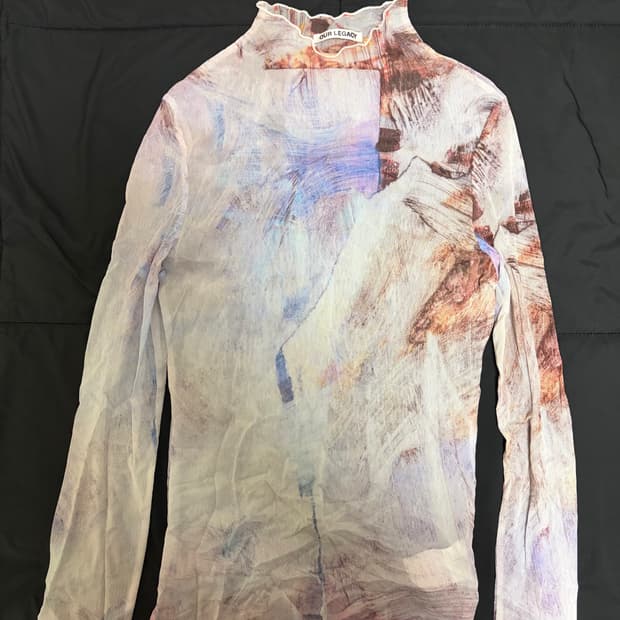 아워레가시 프린트 탑 (40)