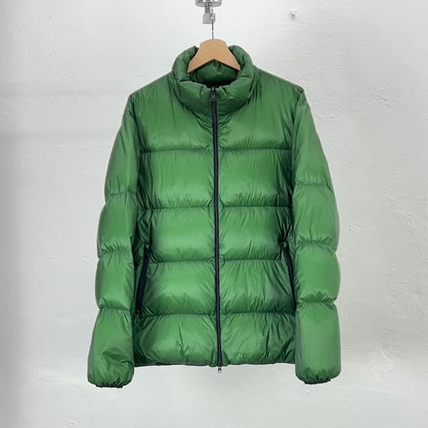 에르노 바질 그린 폴리 아미드 구스 다운 패딩 자켓