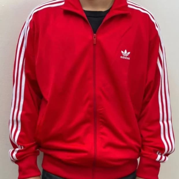 아디다스 빨간색 파이어버드 져지 2XL(한국기준)