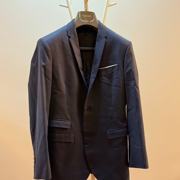 코튼 싱글 블레이저 